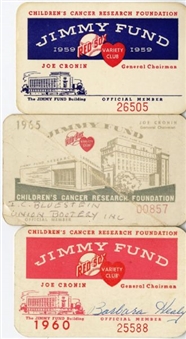 Ted Williams "Jimmy Fund" Ephemera Collection of 7 Items